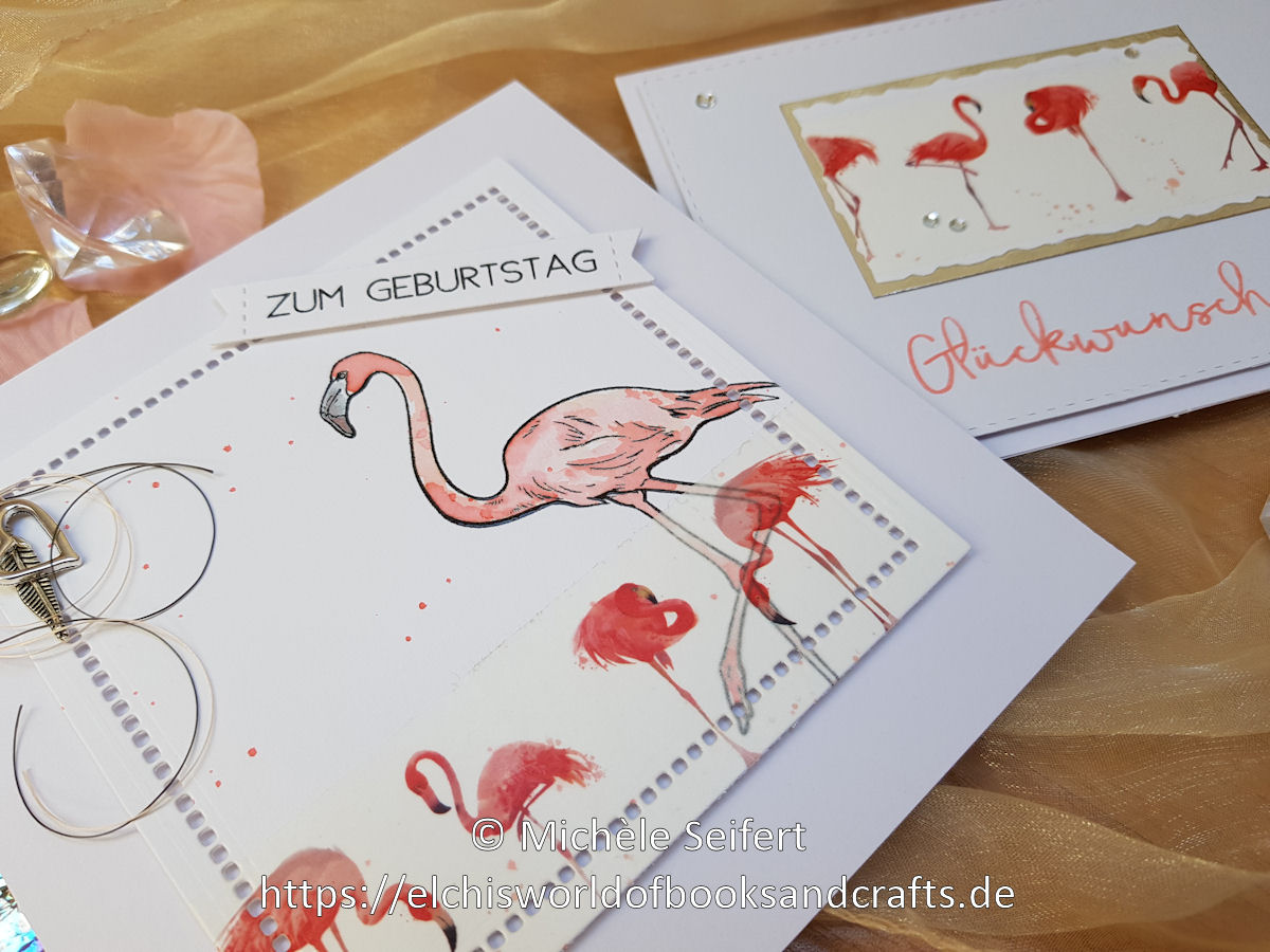 Alexandra Renke - Washi Tape - Flamingos - Steckenpferdchen - Flamingo
