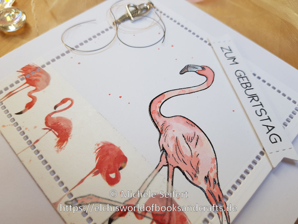 Alexandra Renke - Washi Tape - Flamingos - Steckenpferdchen - Flamingo