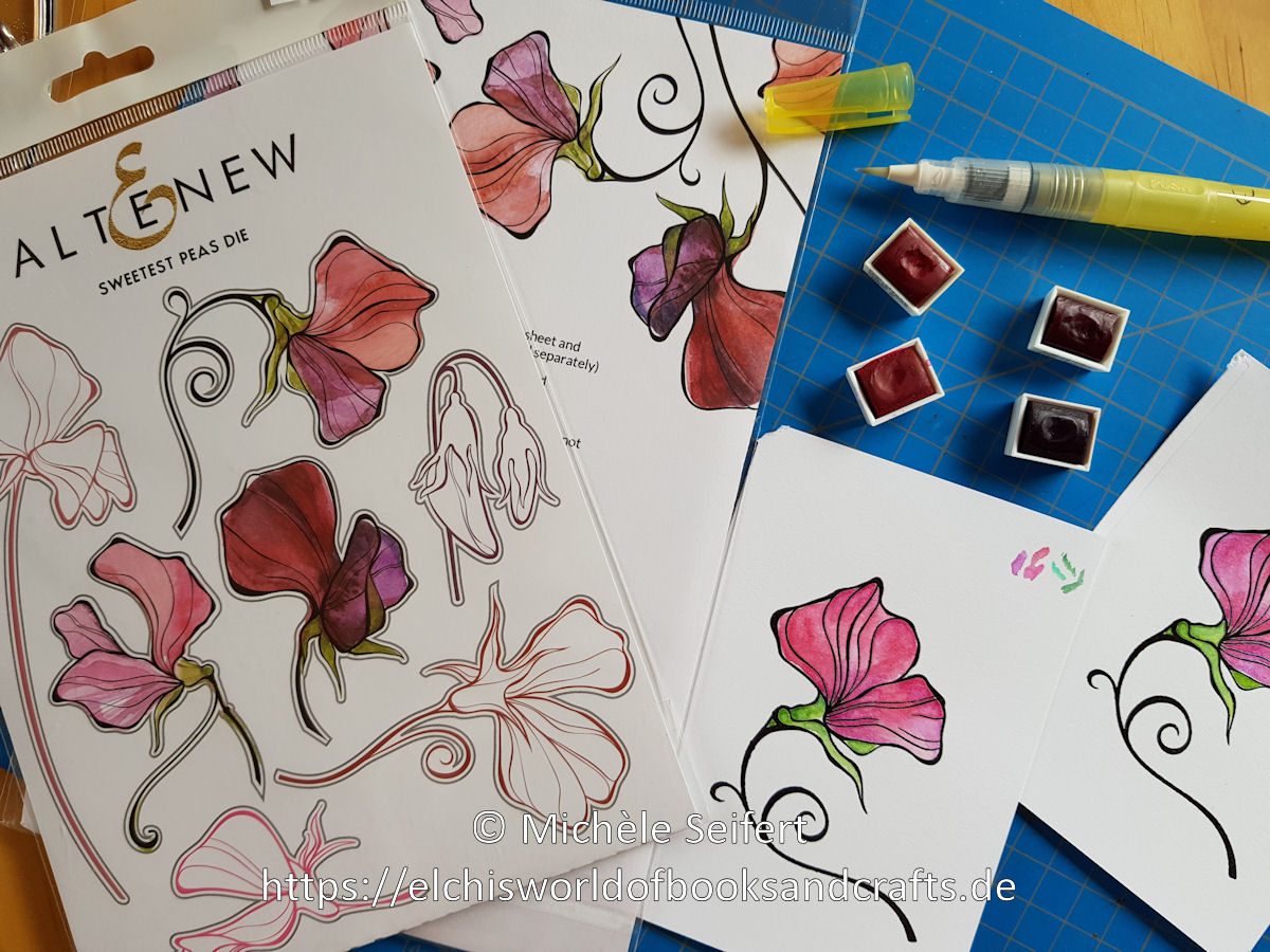 Altenew - Sweetest Peas - Stamp and Die Set