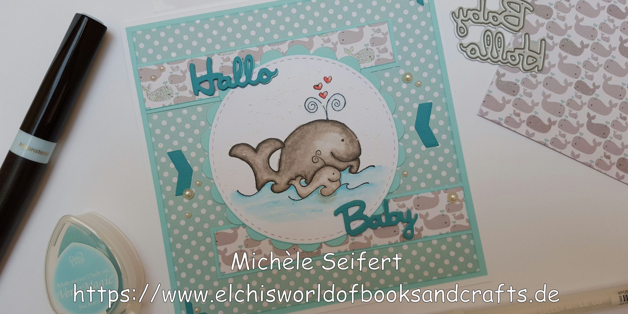 Babykarte – Whipper Snapper – Mother Whale – mit Wasserzeichen