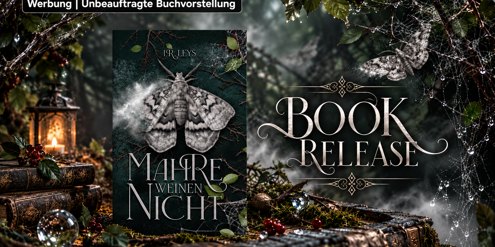 Banner – Book Release – Mahre weinen nicht – I R Leys – Werbehinweis