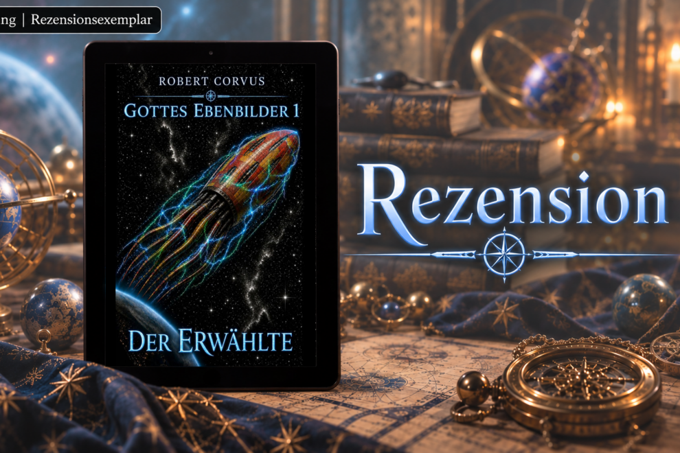 Banner – Gottes Ebenbilder #1 – Der Erwählte – Robert Corvus – Rezension