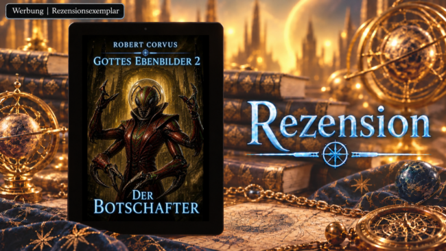 Banner – Gottes Ebenbilder #2 – Der Botschafter – Robert Corvus – Rezension