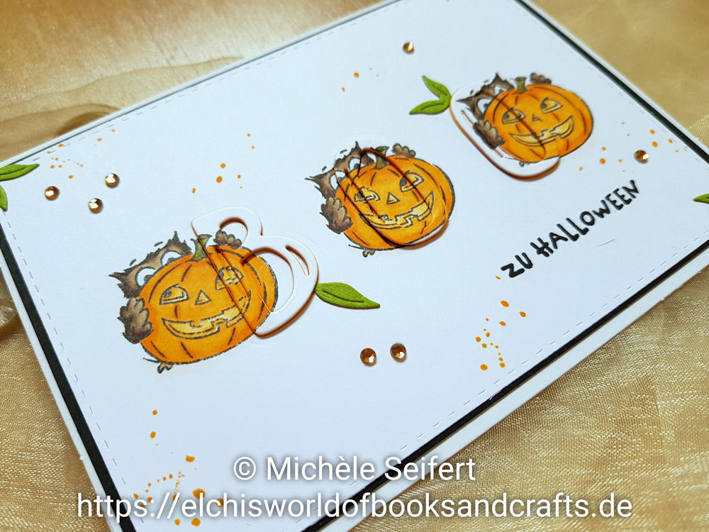 Stampin' Up! - SU - Eulenfest - Altenew - Brush Alpha - 4enScrap - Feuilles d'Eté - Halloween - Grusskarte - Eclipse-Technik