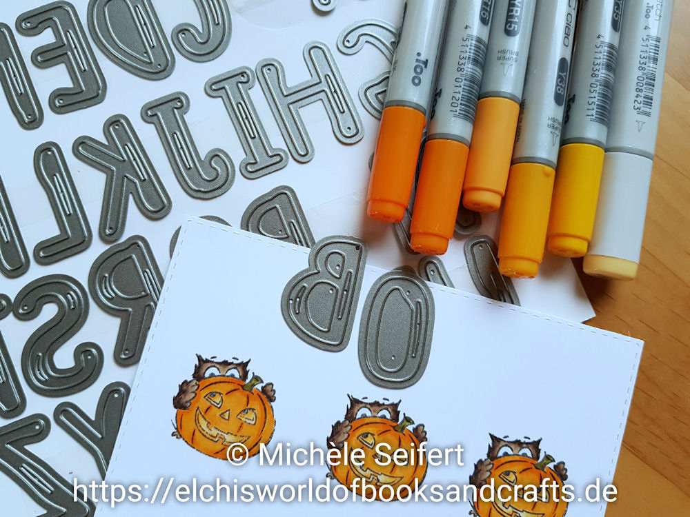 Stampin' Up! - SU - Eulenfest - Altenew - Brush Alpha - 4enScrap - Feuilles d'Eté - Halloween - Grusskarte - Eclipse-Technik