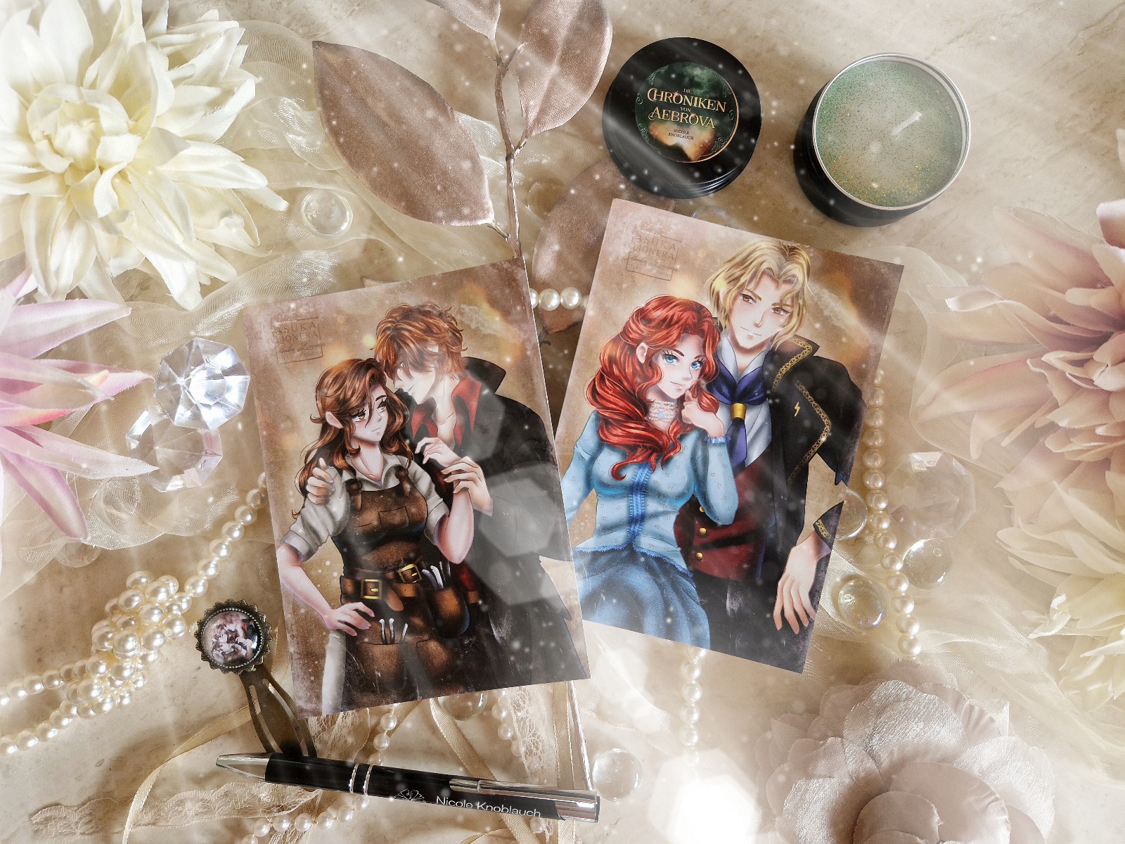 Bloggeraktion – Charakterillustrationen und Goodies – Die Chroniken von Aebrova – Nicole Knoblauch – verkleinert