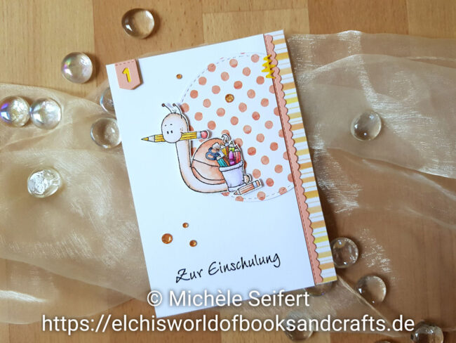 Bloghop – Einschulung – Lelo – Stifteschnecke – Wasserzeichen 1 – 1000 AEH-Design - Lelo-Design - Stifteschnecke - Copics - Karte - Bloghop - Stempelhop - Einschulung