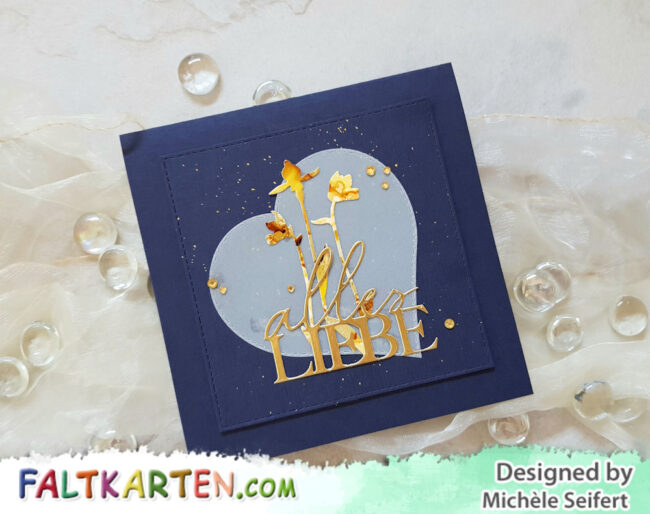 CP – Iris – Wasserzeichen 1 – 1000 Charlie und Paulchen - Iris - Alcohol Inks - Mundart - Alles Liebe - Faltkarten.com - struktur kobaltblau - Grußkarte