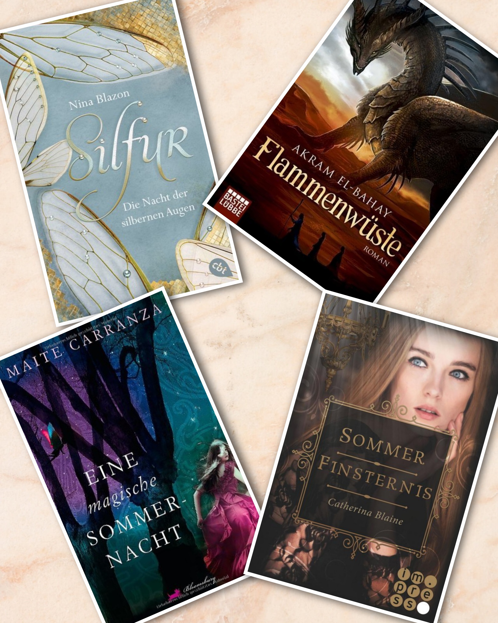 Challenge Monday - Juni 2025 - 4xSommerBücher - verkleinert
