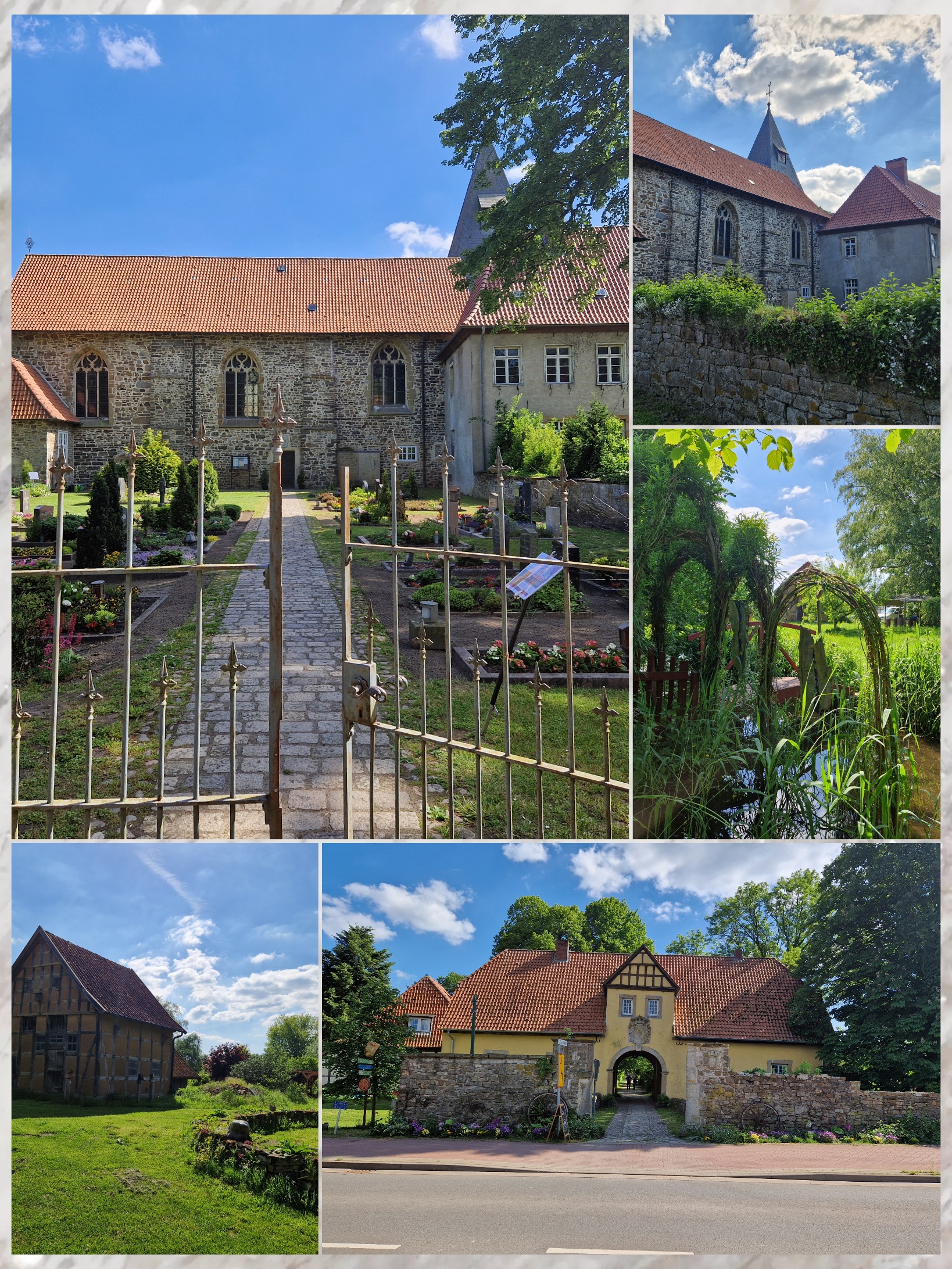 Collage - Bilder vom Kloster Malgarten - Mai 2026 . verkleinert