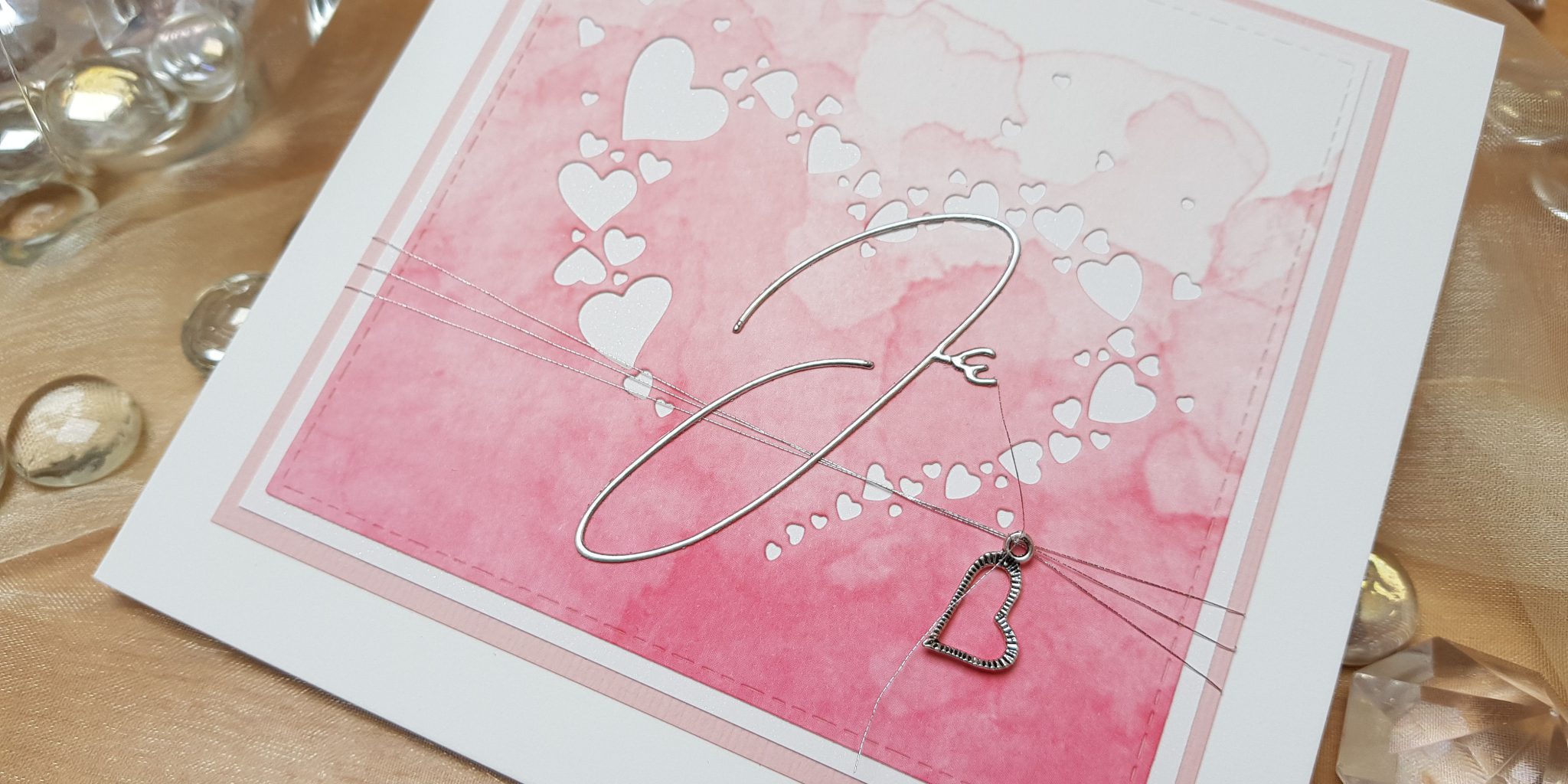 Creative Depot – Ja – Aquarell rosa – Steckenpferdchen offenes Herz – Wasserzeichen