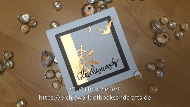 Creative Depot-Steuerrad-Seemanskarte-kupfer-Wasserzeichen