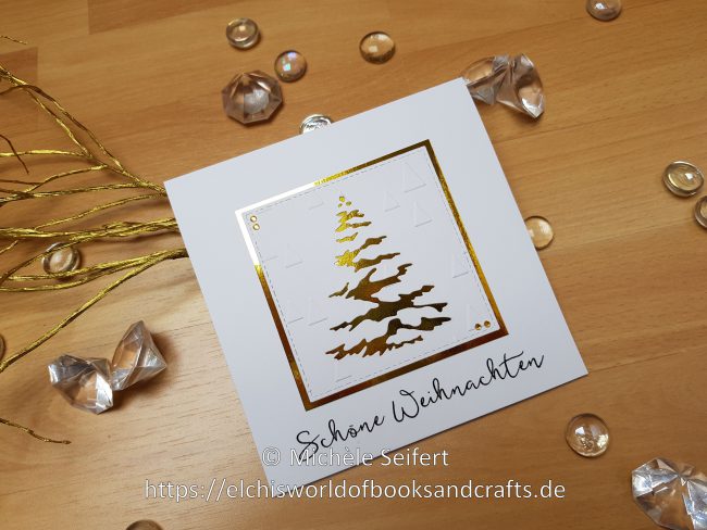 Creative Depot – Tannenbaum – weiß – gold – Wasserzeichen