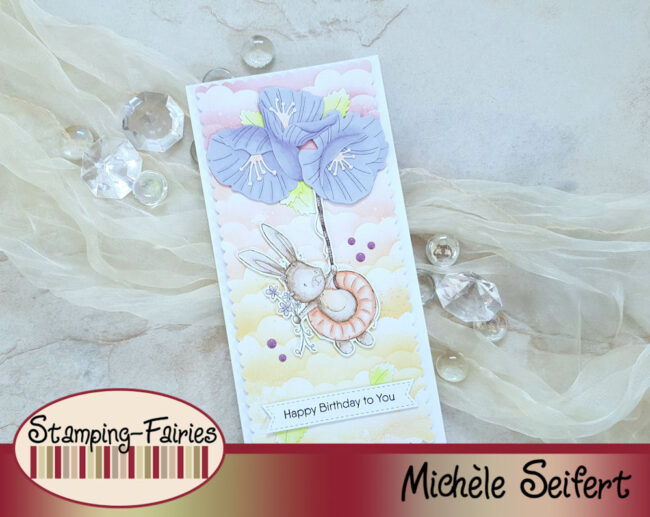 DT Stamping Fairies – MFT Beautiful Bunny Poppies – #1 – 1000
