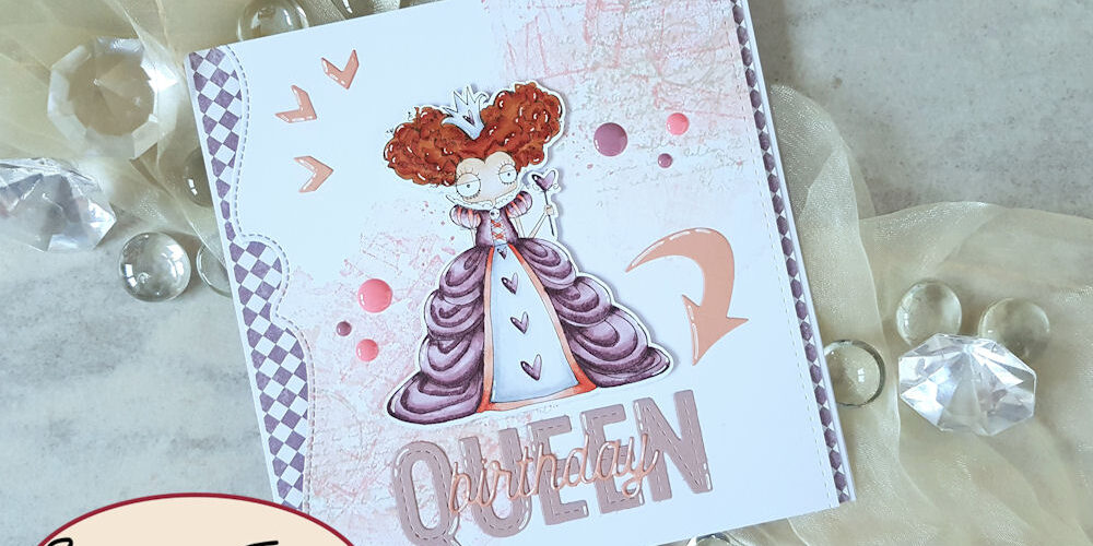 DT Stamping Fairies – Stamping Bella – Oddball – Queen of hearts – #1 – 1000
