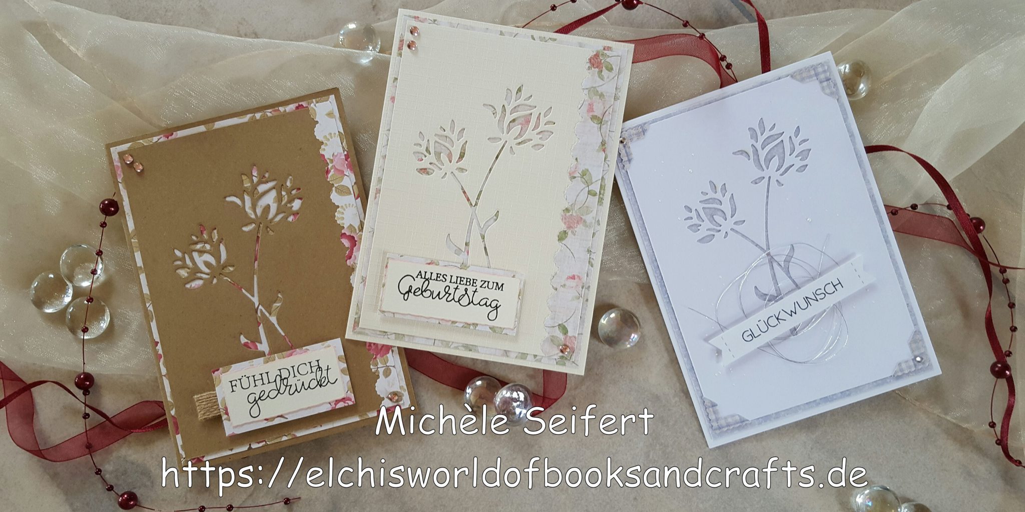 Grußkarten – Creative Depot – dreierlei Variation – mit Wasserzeichen