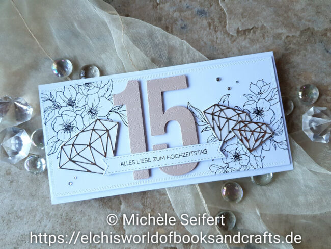 Hochzeitstag 15 – Kristallhochzeit – edel – 1000