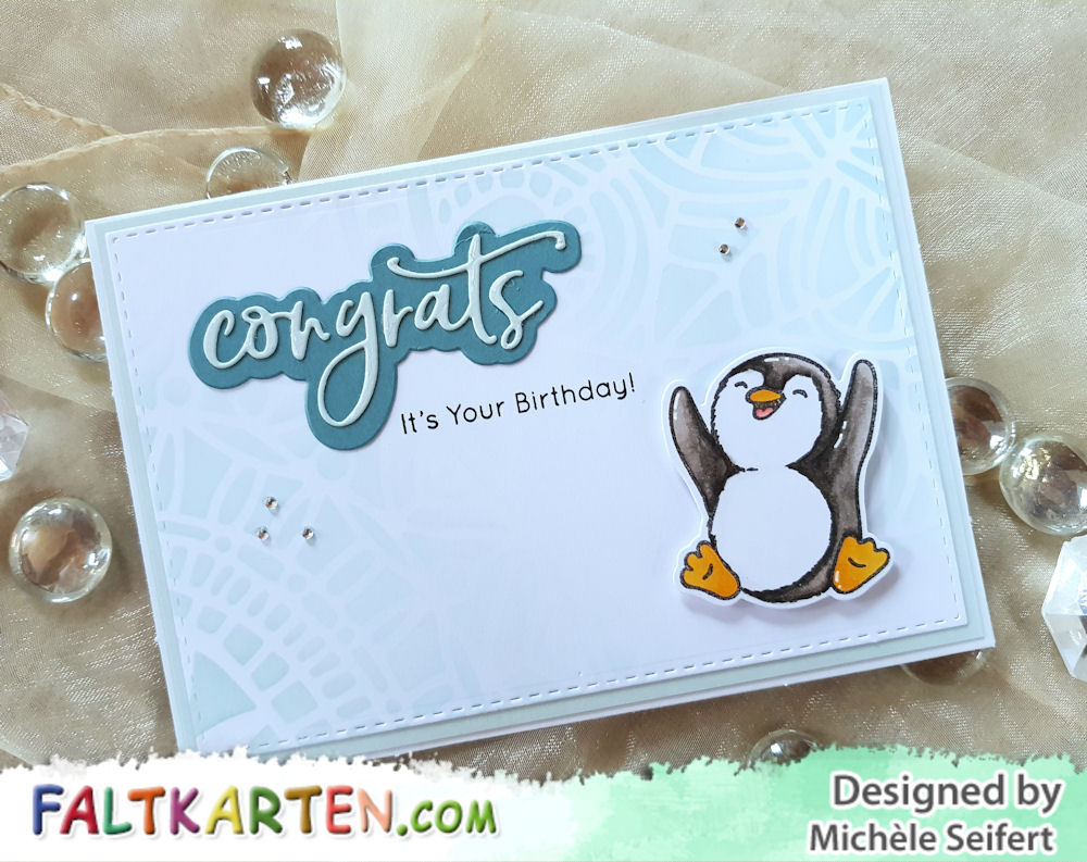 Kulricke - Hurra Felix - Picket Fence Studios - Congrats - Studio Light - Geburtstagskarte - Birthday Card