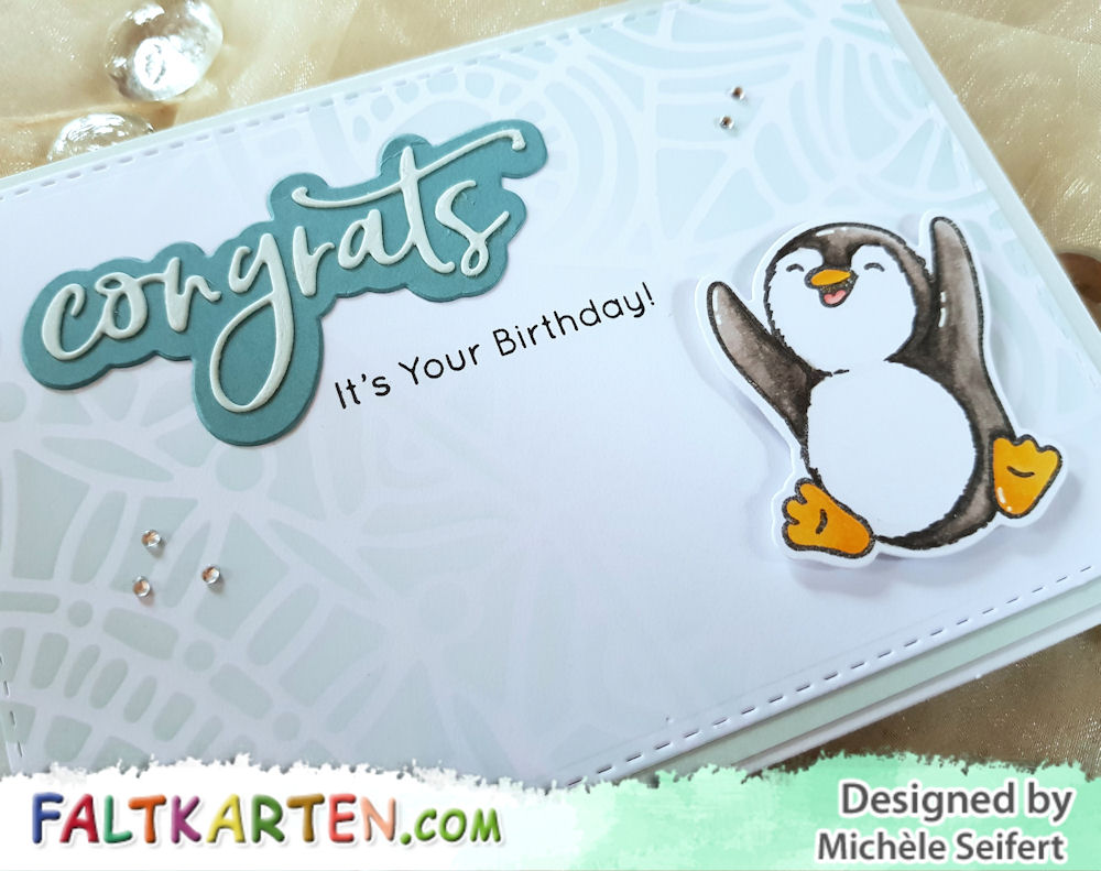 Kulricke - Hurra Felix - Picket Fence Studios - Congrats - Studio Light - Geburtstagskarte - Birthday Card