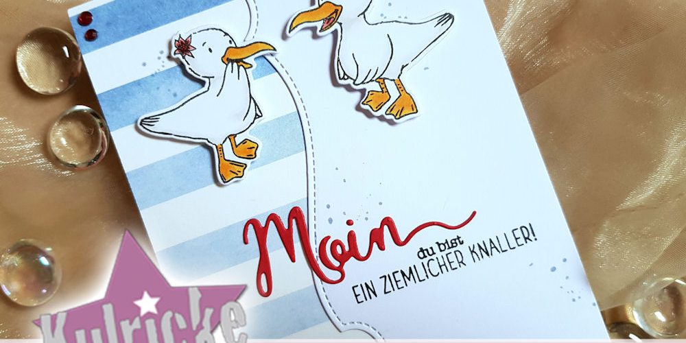 Kulricke - Moin Möven - Create A Smile - Creative Depot - Grußkarte - Maritim