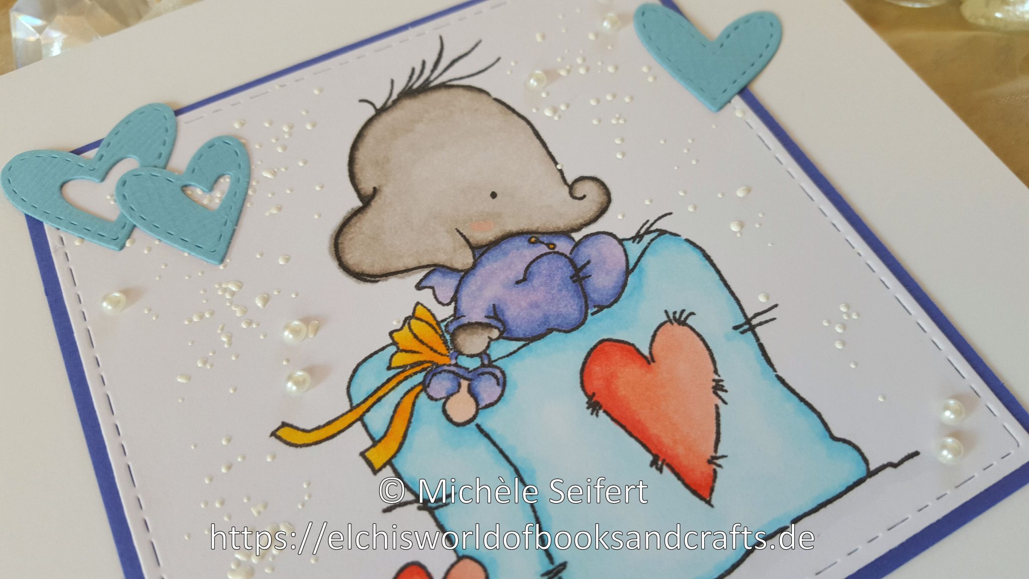 LOTV - Baby Heart - lila blau - Ansicht 1 - Wasserzeichen