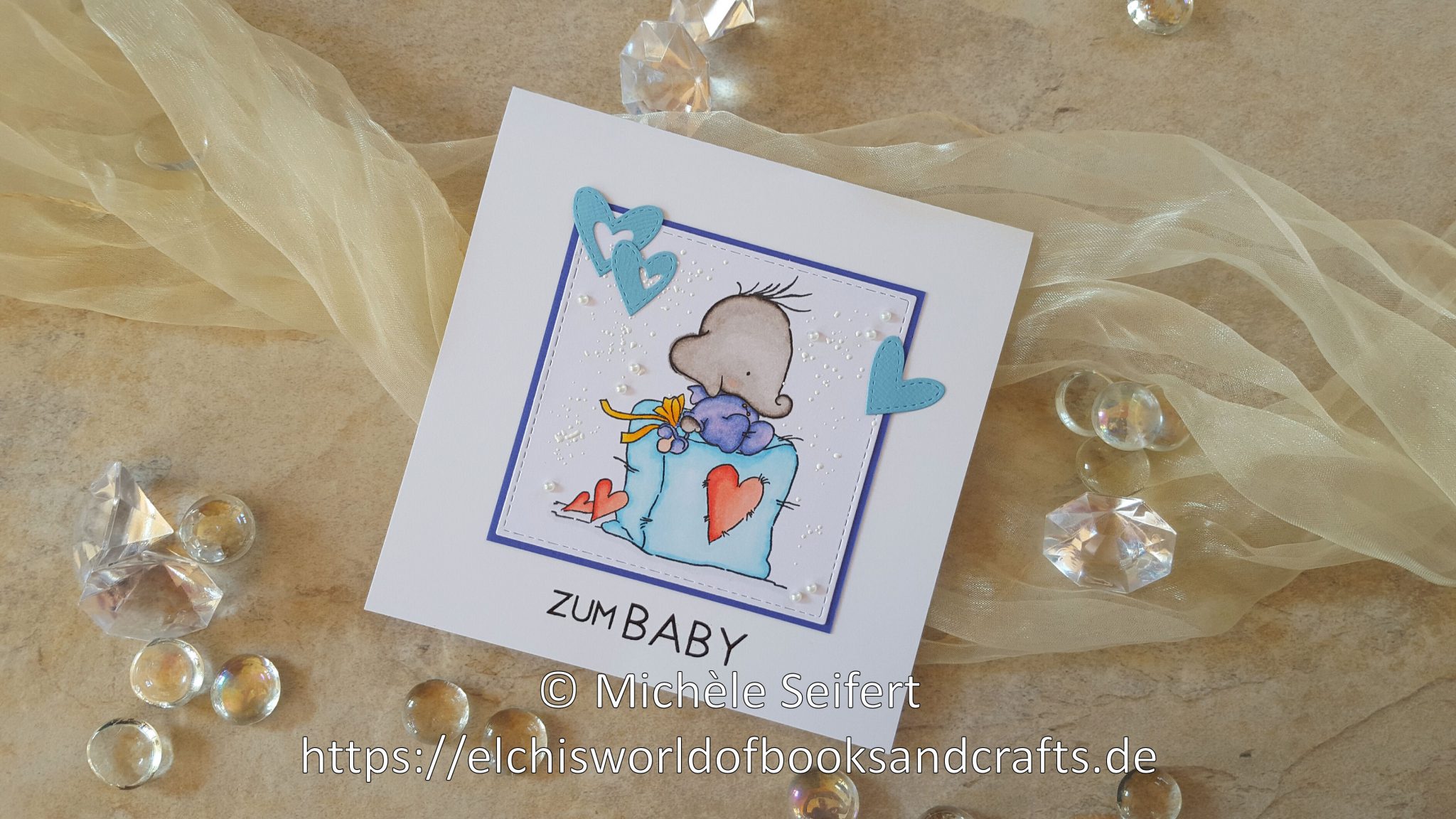 LOTV - Baby Heart - lila blau - Ansicht 2 - Wasserzeichen