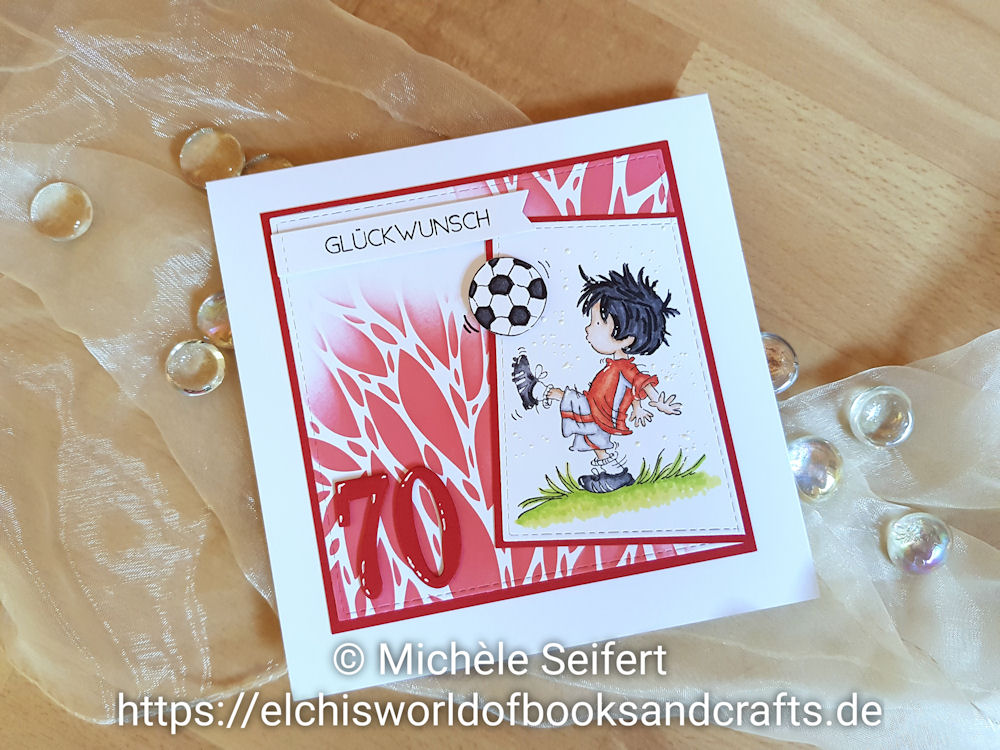 LOTV - Lili of the Valley - Blowing Bubbles - Super Striker - Babykarte - Babycard - Geburtstagskarte - Birthdaycard