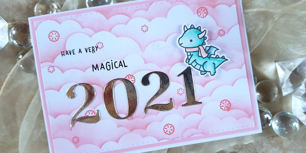 Lawn Fawn – Winterdragon – 2021 – Elchi 1 – 1000 Lawn Fawn - Winter Dragon - Neujahrsgrüsse