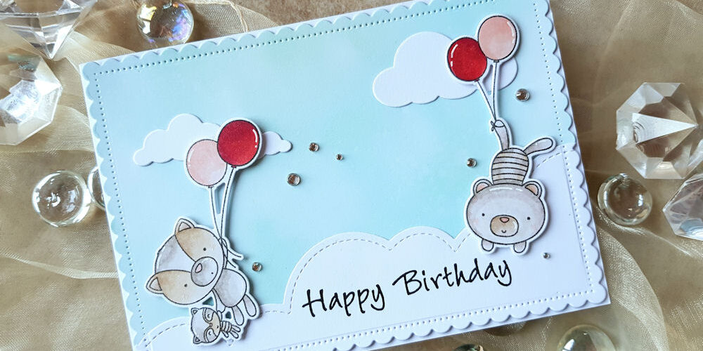 MFT – Balloon Besties – Birthday – Elchi 1 – 1000 My Favorite Things - MFT - Balloon Besties - Geburtstagskarte - Birthday Card