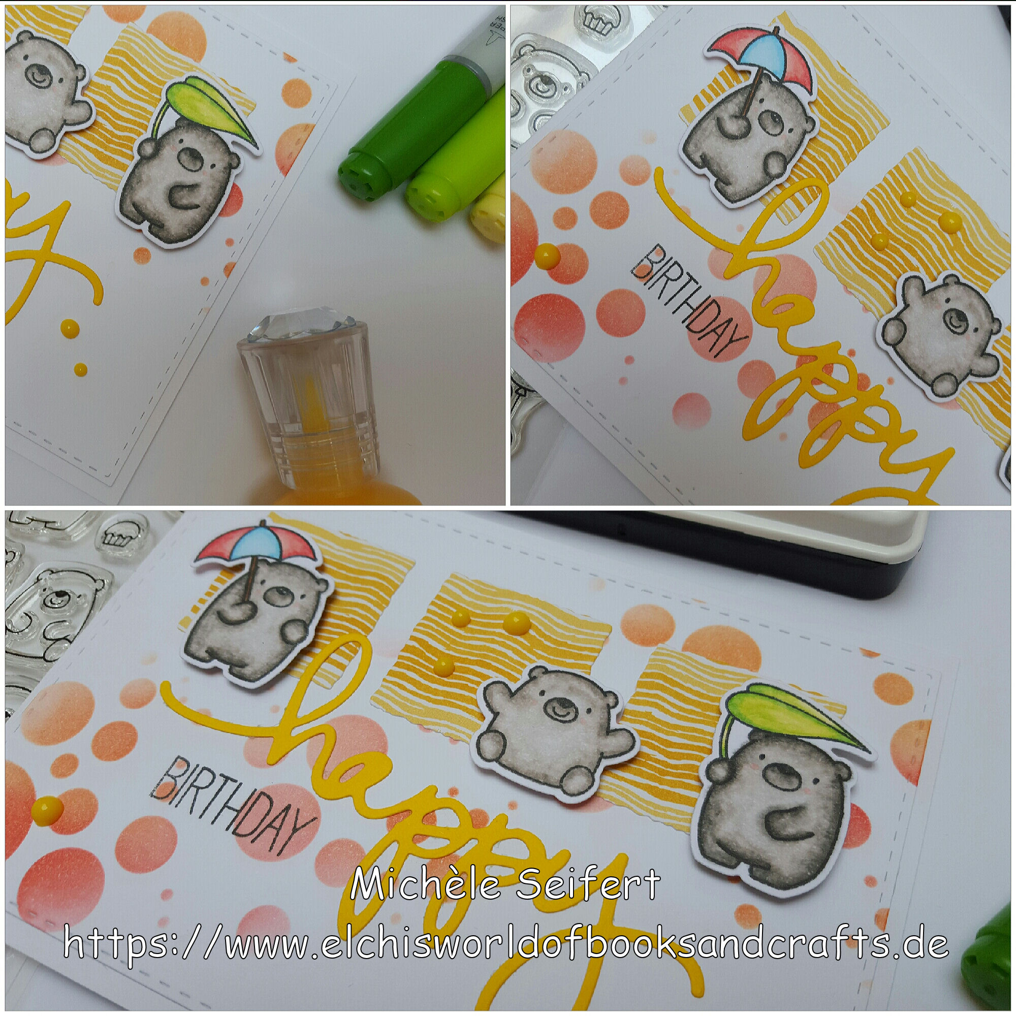MFT - Bitty Bears - Sonnige Geburtstagsgrüße - Collage - mit Wasserzeichen