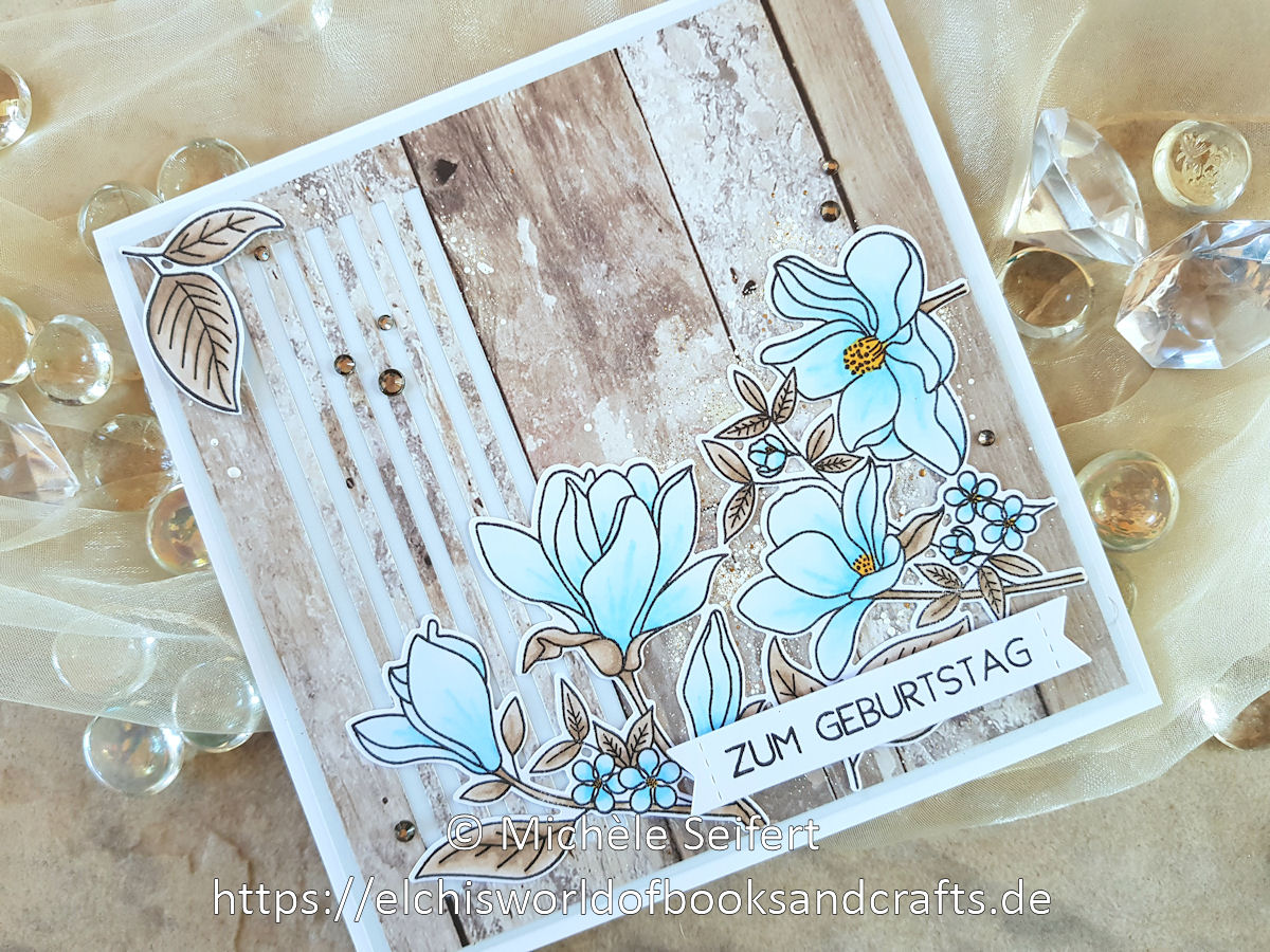 MFT - Floral Focus - Skinny Stripes - Creative Depot - Geburtstag - Kaisercraft - wood - Karte