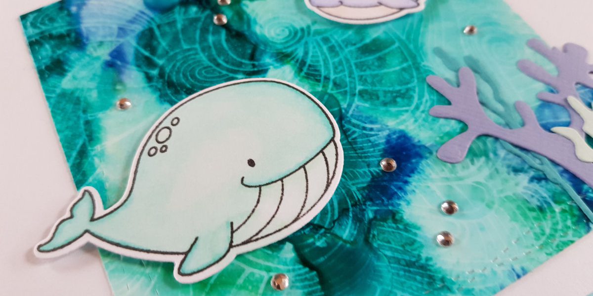 MFT – Friends with Fins – Wavy Coloring Book – Alcohol Inks – 2 – 1200 Pixel MFT - Friends with Fins - Wavy Coloring Book - Alcohol Inks - Craft Emotions - Seaweed - Coral