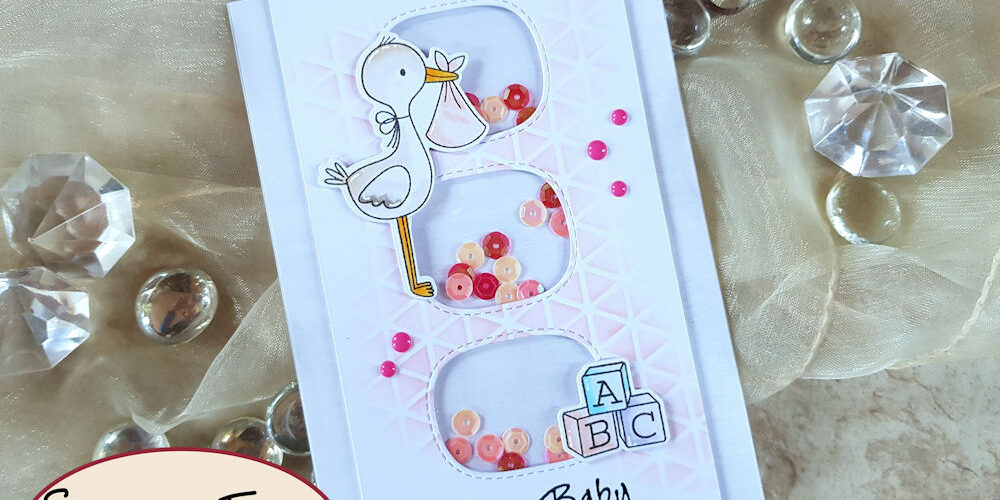 MFT – Hello Little One – Elchi 1 – 1000 My Favorite Things - MFT - Hello Little One - Die-Namics - Stitched Triple Peek-A-Boo Window - Babykarte - Baby Card