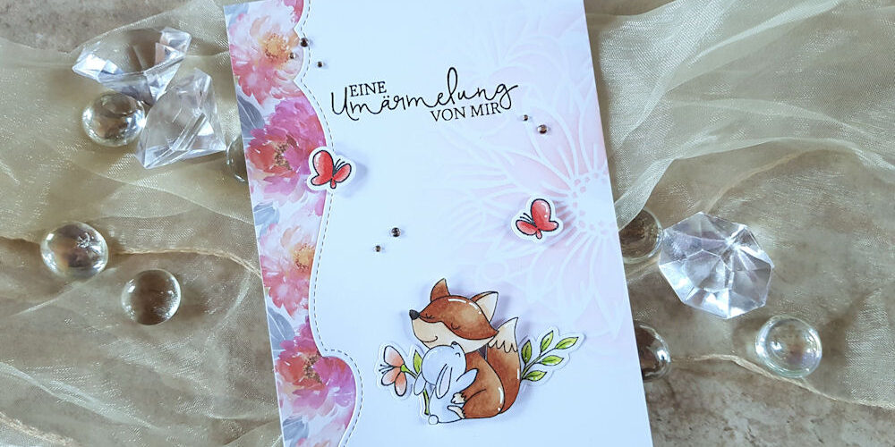 My Favorite Things - MFT - Hug It Out - Creative Depot - Geschwungene Grüße Modern - Grußkarte