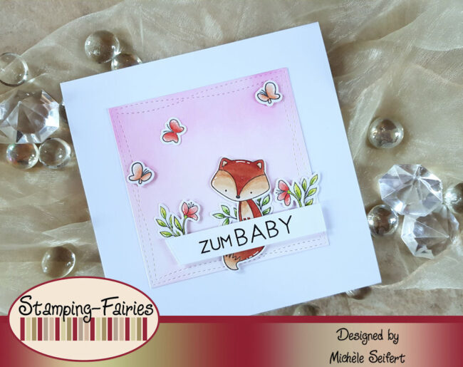 My Favorite Things - MFT - Let's Curl Up - Tweet Friends - Adorable Elephants - Babykarte - Baby Card