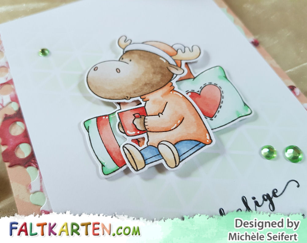 My Favorite Things - MFT - Merry Christmoose - Alexandra Renke – Viele Weihnachtsgrüße - Creative Depot – Allerlei Weihnachtsgrüße - Weihnachtskarte - Christmas Card