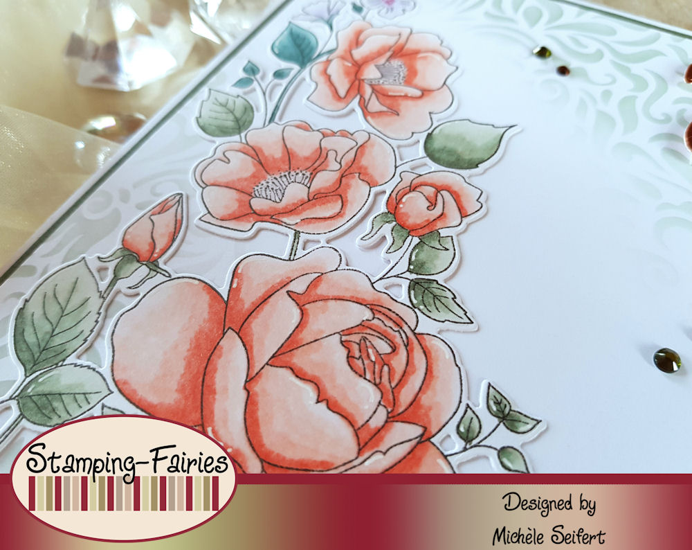 My Favorite Things - MFT - Rose Garden - Geburtstagskarte - Birthday Card