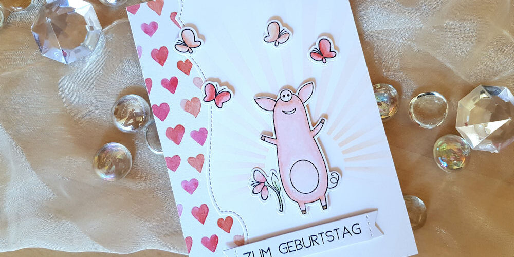 My Favorite Things - MFT - Sow Much Cuteness - Adorable Elephants - Tweet Friends - Geburtstagskarte