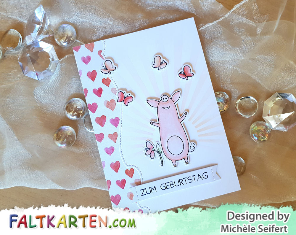 My Favorite Things - MFT - Sow Much Cuteness - Adorable Elephants - Tweet Friends - Geburtstagskarte