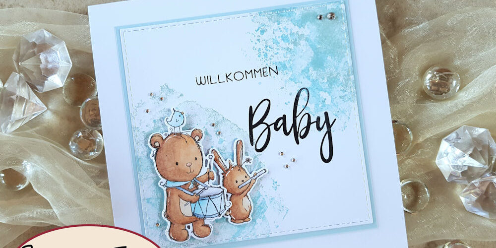 My Favorite Things - MFT - You're My Jam - Rachelle Anne Miller Collection - Babykarte - Baby Card