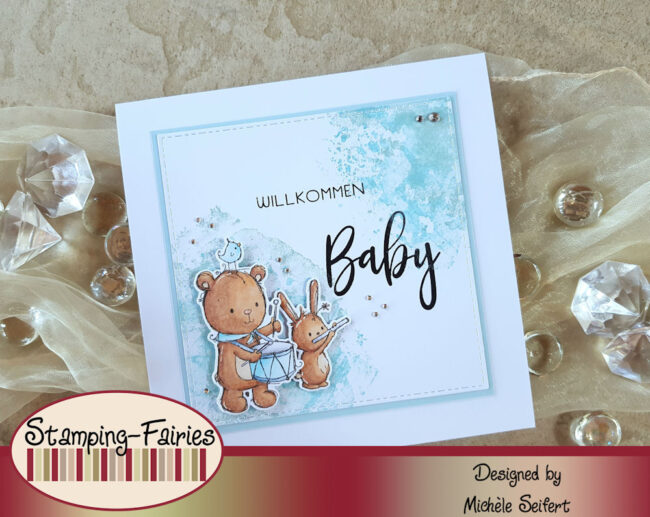 MFT – You re my Jam – Baby – Elchi 1 – 1000 My Favorite Things - MFT - You're My Jam - Rachelle Anne Miller Collection - Babykarte - Baby Card