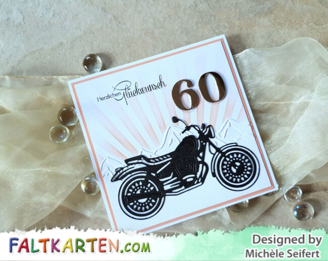 Motorrad Karte – Wasserzeichen 1 – 1000 Motorradkarte - Geburtstagskarte - Männerkarte