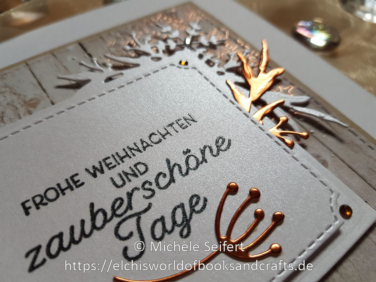 Stampin' Up - SU - Frosted Frames - Frosted Foliage - Winterzweige - Weinterrahmen - Adventsakzente - Christmas Layers - Zweige - Schneeflocken - Winter - Weihnachten - Weihnachtskarte - Christmas - Christmascard - Holzoptik