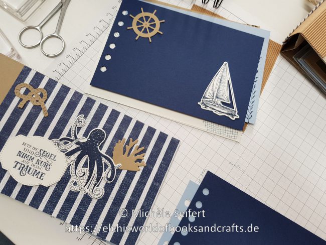 SU – Meer der Möglichkeiten – Setz die Segel – Minialbum – Cinch – 3 – 1200 Pixel SU - Meer der Möglichkeiten - Setz die Segel - Glück und Meer - Luv und Lee - Unter dem Meer - marineblau - savanne - Minialbum