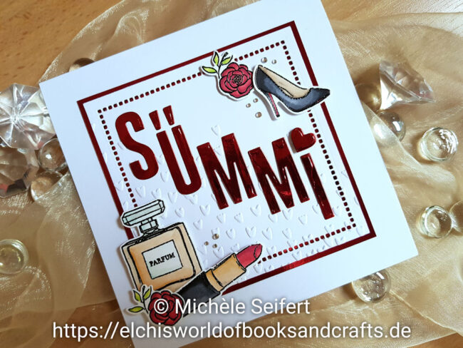 SU – Wahre Klasse – So Stilvoll – Wasserzeichen 2 – 1000 Stampin' Up! - SU - Wahre Klasse - So Stilvoll - Docrafts - Xcut - Wedding Alphabet and Numbers - Geburtstagskarte - Birthday Card