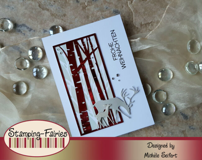 Sizzix – Darling Deer – Elchi 1 – 1000 Sizzix - Darling Deer - Weihnachtskarte - Christmas Card