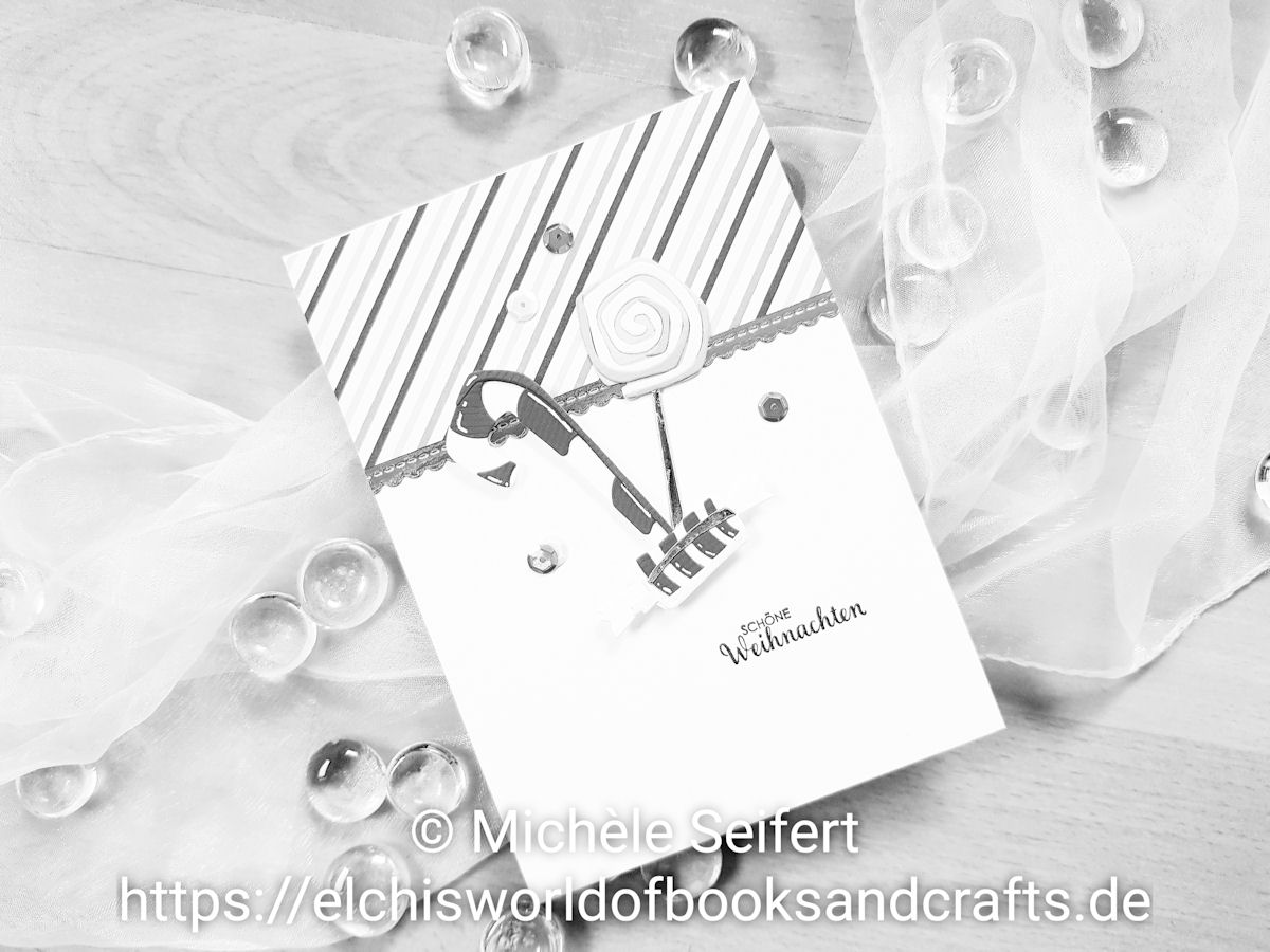 Sizzix - Tim Holtz - Sweet Treats - Süsse Leckereien - SU - Stampin' Up! - Weihnachtsmix - Design-Papier - Stacked With Love - Jede Menge Liebe - Weihnachtskarte