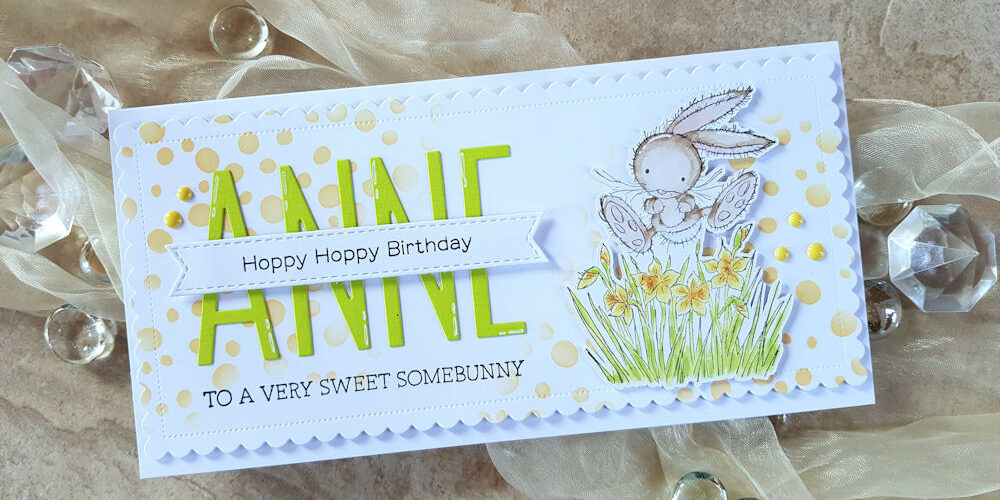 Spring Bunnies with Daffs – Anne – 1000