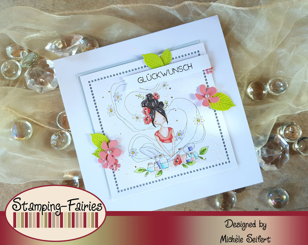 Stamping Bella - Curvy Girl Loves Essential Oils - Grusskarte - Geburtstagskarte - Birthdaycard - Wellness