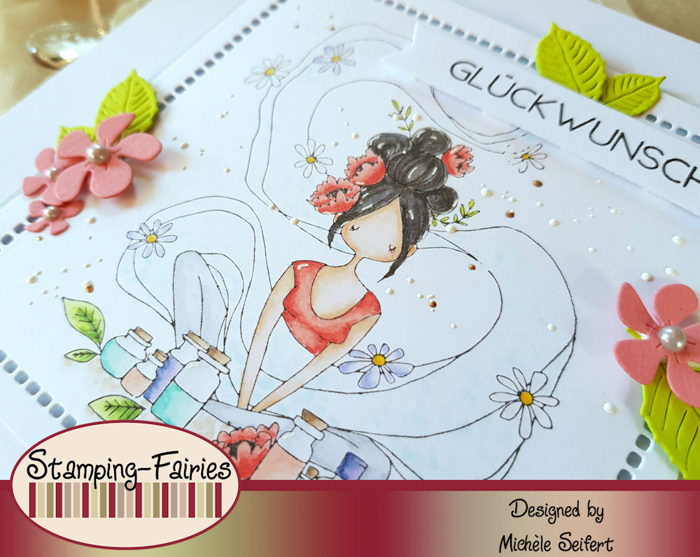 Stamping Bella - Curvy Girl Loves Essential Oils - Grusskarte - Geburtstagskarte - Birthdaycard - Wellness